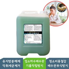 에코지키미 YJ505 4L 8L 10L 20L 유지방제거제 유지방분해 유분용해 업소기름막힘방지 및 예방 배수구 하수구유지방, 1개