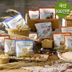 [로그인 조명] 김선애 우리쌀 오병이어 백미 누룽지 / 메밀 인삼 누룽지 세트 (국내산 쌀 100%)
