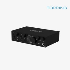 TOPPING E2x2 토핑 오디오인터페이스, 블랙