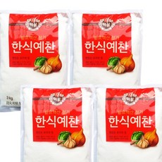 한식예찬(백설 3K)X4/동그랑푸드 /e동해장터 /푸드앤, 8개, 3kg