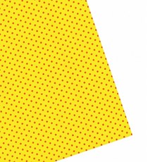 C047 57861 청양 칼라펠트 무늬 651H-노랑 땡땡이 45x30 1개