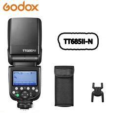 고독스 TT685II TTL 스피드라이트 고속동조 스피드라이트 플래시 2.4G 무선 X 시스템 Godox TT685II C/N/S/F/O, Godox TT685II-N, 1개