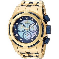 Invicta Invicta Mens Bolt Quartz Watch with Stainless Steel Strap Gol