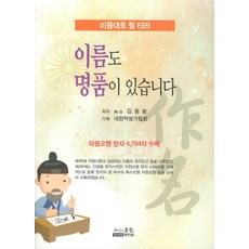이름도 명품이 있습니다, 여산서숙