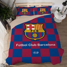 EPL 축구 바르셀로나 맨시티 이불커버 세트 침대 사계절, 디자인13