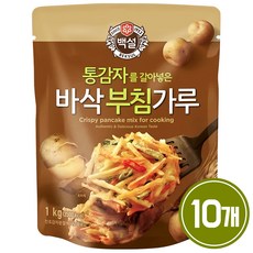 통감자 바삭부침가루 1Kg x 10개