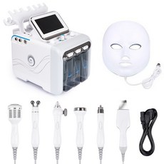7 in 1 물 산소 hydrafacial 기계 스킨 케어 딥 클렌징 엑스 폴리 에이 팅 하이드로 박피술 제트 필 기계 led 마스크 포함, 영국
