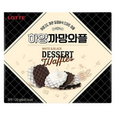 롯데제과 하양까망 와플, 30g, 12개입