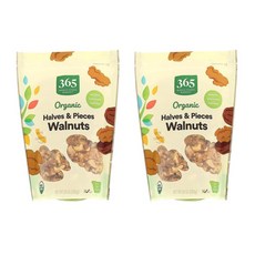 365 Whole Foods Market Walnuts Halves & Pieces 홀푸드마켓 월넛 해브스 & 피스 호두 283g 2팩, 2개