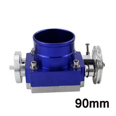 WLR-스로틀 바디 성능 흡기 매니폴드 빌렛 알루미늄 고유량 65mm 70mm 신제품, 90mm 블루, 09 90MM BLUE
