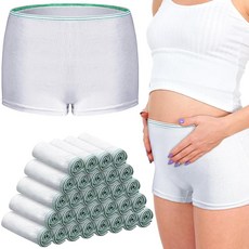 Cutecrop 일회용 메시 산후 속옷 여성용 팬티 통기성 임산부 케어 신축성 있는 30개 L 128776