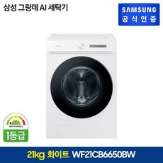 삼성 비스포크 그랑데 세탁기 WF21CB6650BW