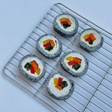 [럽멍럽잇] 야채김밥 4p 강아지수제간식 자연식, 1봉, 1g - 강아지야채간식