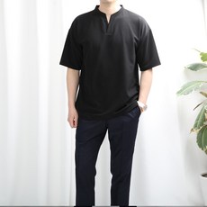 CHIC 트임 남자 반팔티 L-3XL 빅사이즈