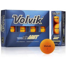 Volvik (보루 빗쿠) 골프 공 VIVID XT AMT 골프 공 (12) 오렌지