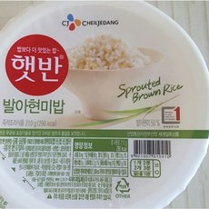 햇반 발아현미밥, 210g, 10개