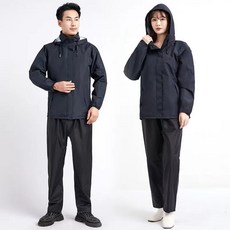 couyor 아웃도어우비 오토바이우비 바이크비옷 성인우비 라이더우비 바이크우비 바이크우의, 블랙