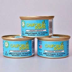 캘리포니아 센츠 CALIFORNIA SCENTS Spillproof Organic Air Freshener (LAGUNA BREEZ) 유익한 3개 세트 []