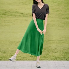 더엣지 스트럭쳐 슬릿 스커트