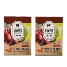 벅스펫 인섹트 베지츄 100g*2PCS, 비트_양배추, 1세트 - 벅스펫