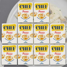 셰프 Chef 쿠킹크림 Panna 클래식, 10개, 200ml