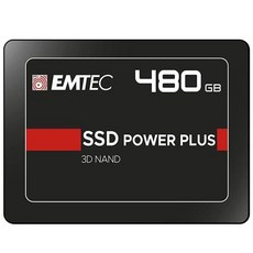 Emtec 120GB X150 파워 플러스 3D 낸드 25인치 SATA III 내부 솔리드 스테이트 드라이브 SSD ECSSD120GX150, 3) 480 GB