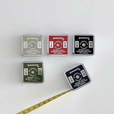 ﻿[PENCO] 펜코 스텐 포켓 휴대용 줄자 2m, 레드