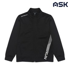 에스크 주니어 유니 반넥 집업 상의