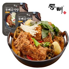 명가 통뼈감자탕 20년전통 맛집 보통맛 1kg x 4팩 세트 (총4kg), 8팩