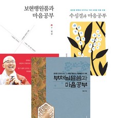 법상 스님 3권세트 - 보현행원품과 마음공부 ＋ 수심결과 마음공부 ＋ 부처님 말씀과 마음공부