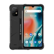  UMIDIGI BISON X10 프로 스마트폰 글로벌 버전 NFC 4GB + IP68 및 Helio 6.53 인치 20MP 휴대폰, 02 6GB RAM 128GB ROM, 01 Black_02 6GB RAM 128GB ROM 