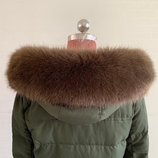 리얼 폭스 천연 사가퍼 여우 털 머플러 목도리 풀스킨 털 넥워머 밍크털 women faux fox fur collar shawl 모피 모피 칼라 겨울 코트 후드 모피 장식