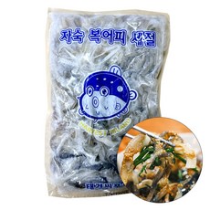 냉동 복어껍질 복껍질채 500g 복어피, 6개