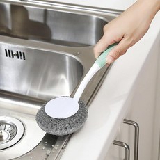 베란다청소 싱크대청소 손잡이 철수세미 설걷이수세미, 1개, 상세페이지참조