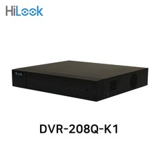 하이크비전 하이룩 DVR-208Q-K1 400만화소 8채널 올인원 DVR 녹화기, DVR-208Q-K1 (HDD미포함), 1개 - 하이룩녹화기