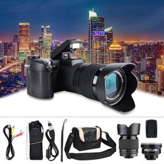 HD POLO D7100 Digital Camera 33MP Auto Focus Professional SLR Video Camera 24X Optical Zoom 3Lens