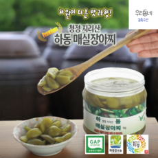 하동 매실장아찌 GAP인증 짱아찌 반찬 1kg 2kg 4kg 6kg 8kg, 6개