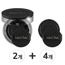 라라츄 헤어쿠션 퍼펙트 시즌3, 1세트, 내츄럴블랙 본품 2개 + 리필 4개