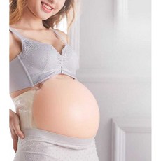 실리콘 임산부 가짜배 촬영 분장 임신 산모 체험 가짜 사진 소품 만삭 배모형