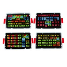 지니맥 한글 네모 자석 큐브 블럭 자음 모음 168pcs