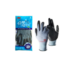 3M 슈퍼그립 윈터 겨울 기모 코팅작업장갑, S, 1개