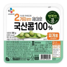 원하프국산콩두부(찌개용) 300G씨제이, 3개, 380g