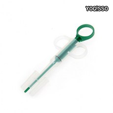 요기쏘 강아지 고양이 알약주사기 약 주사기 물약투여기 1set, 1개, 1g