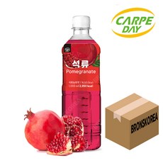 까르페 석류차 1000ml X 12개 액상 과일 음료 아이스티 원액, 1L