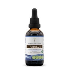 Secrets of the Tribe Tribulus USDA | 프리 추출물 고효능 허브 드롭 100% 인증 트리불루스 (트리불루스 테레스트리스) 말린 과일로 제작 (56.7g, 1개