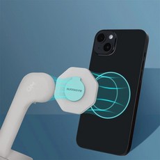강력한 마그네틱 휴대폰 마운트 DJI Osmo 모바일 6 OM 5 OM4 SE 3 용 핸드헬드 안정기 맥세이프 브래킷 분실 방지 홀더, 1.Style A, 1개