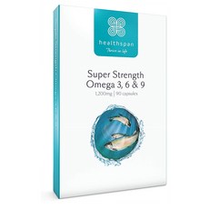 Healthspan 헬스스팬 슈퍼 스트렝스 오메가3 6&9 1200mg 90정 1병