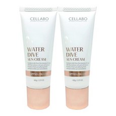 셀라보 워터 다이브 스킨케어 선크림 60ml, 60g, 2개