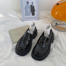 KORELAN잉글리시 빈티지 미니 구두 여성용 2022년 봄 멋스럽다 기본 블랙 패션 직장인 싱글 슈즈