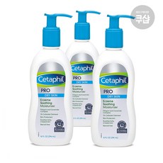 세타필 프로 AD 레스토라덤 보습 로션 건성 건조한 피부 Eczema 수딩 모이스처라이저 296ml(3병), 3